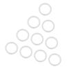 ACROPIX Car Drain Plug Gasket for M16 BMW 540i 10pcs Silver Tone