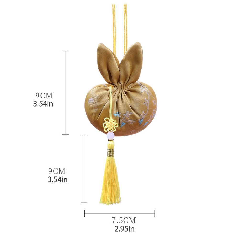 Handmade Mid-Autumn Festival Rabbit Sachet Bag Hanging Embroidery Sachet Pendant  Home Decor