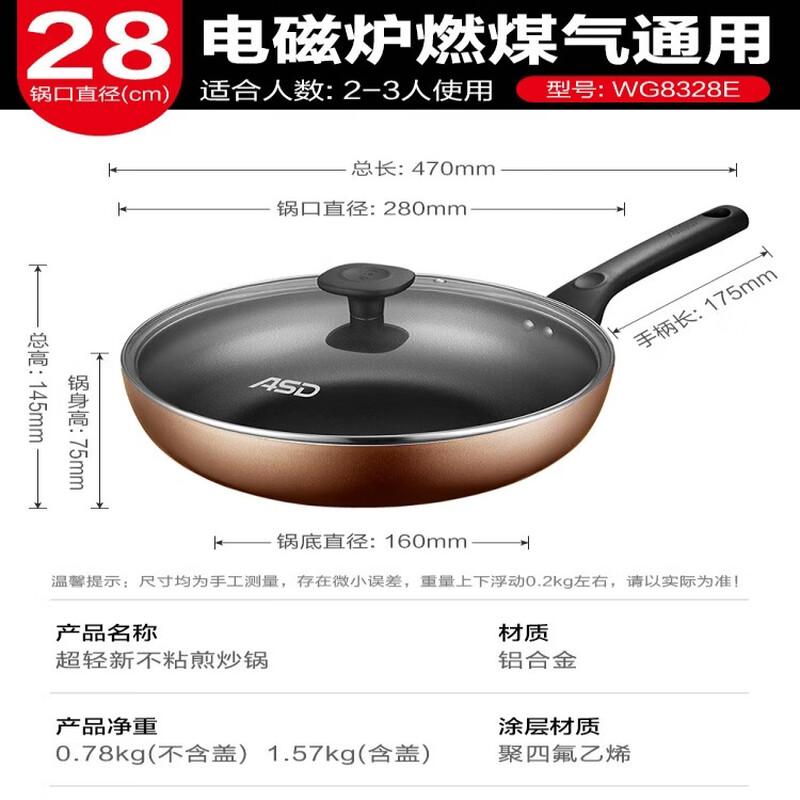 ASD 28cm Non-stick Wok