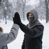 Winter Hood Hat Windproof Breathable Adjustable Drawstring Warmer Winter Hood Hat For Cold Weather Cycling Outdoor Work Hiking
