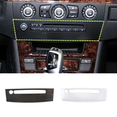 Styling auta Konzole Ovládací panel pro nastavení hlasitosti Rám Ozdobný prvek Vhodný pro BMW řady 5 E60 2004-2010 Auto Interiér