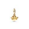 New Sparkling Golden Original Charms DIY Fine Jewelry Gifts Safety Chain Snowflake Blossom Hearts Beads Fit Snake Bracelets