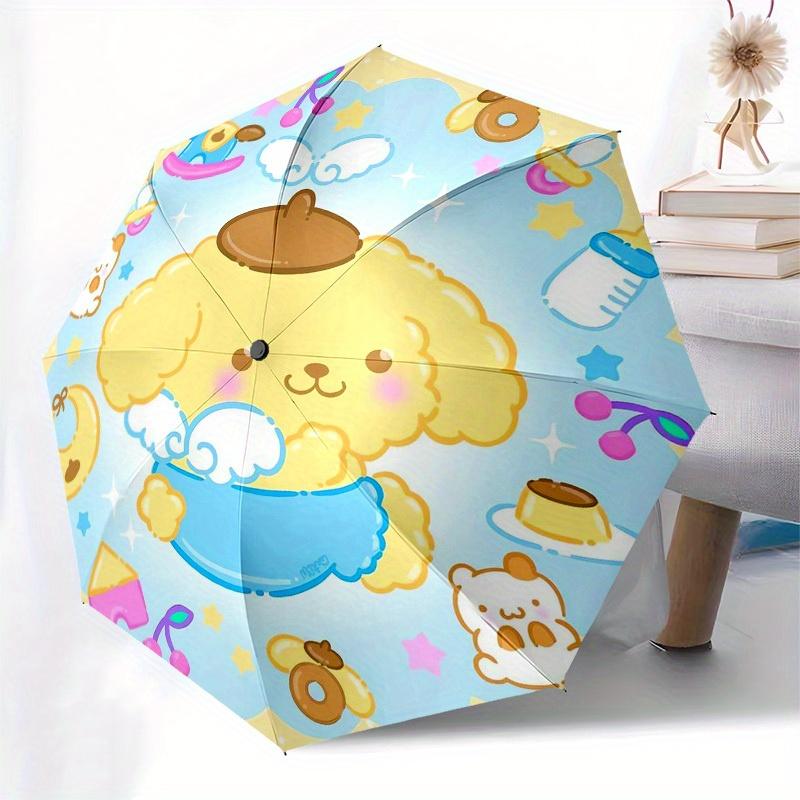 1pc Baby Poodle Bath TimeUmbrella with Plastic Handle,Suitable for All Seasons Home Travel Outdoor UmbrellaSanlio188