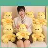 Lovely Cheese Bear Plush Toy Soft And Huggable Teddy Bear Cartoon Style Stuffed Animal Doll