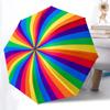 1 Stück Regenbogenrad Faltbarer Regenschirm | Elegantes Design, Modisches Accessoire, Langlebige Konstruktion, Stabile Speichen yy251107149