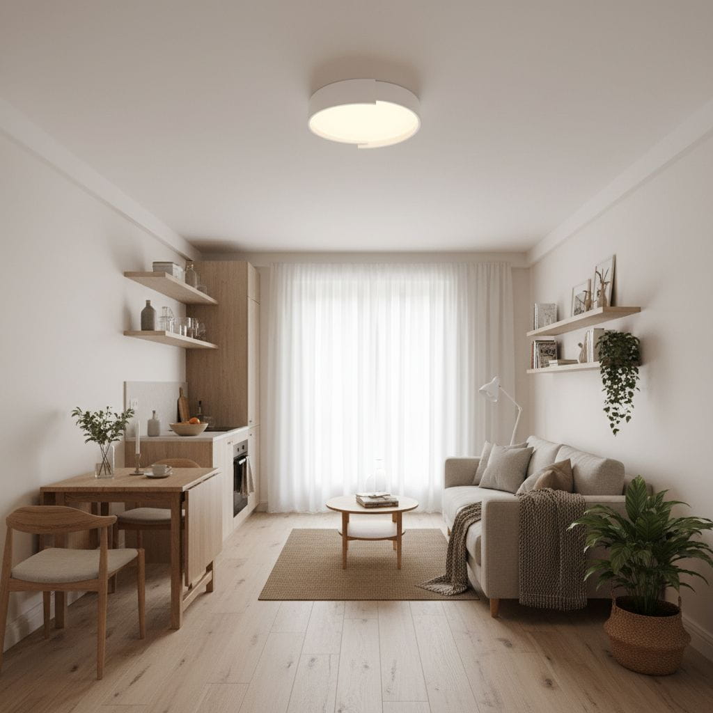 Acanto - Large Modern Ceiling Lamp 40cm LED 30W White