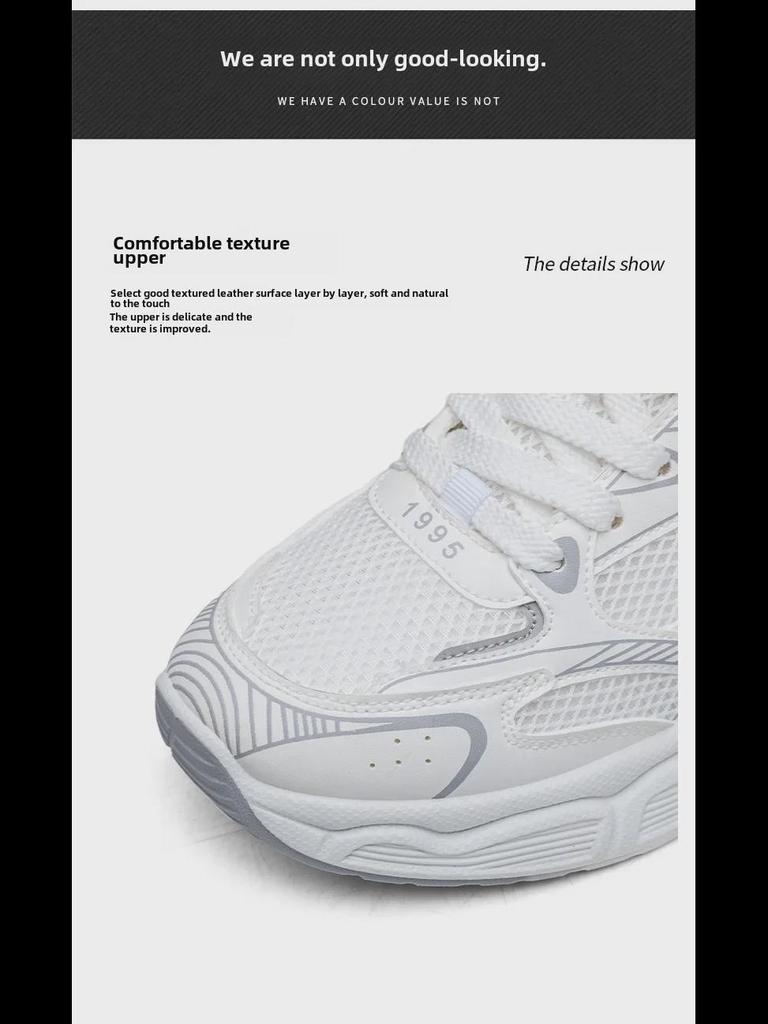 2024 Autumn Men's Breathable Mesh Dad Shoes: Stylish, Durable, and Versatile Running Sneakers.