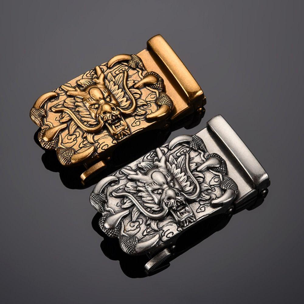 Carving Belt Buckle Retro Men's Belt Head Gift Belt Replacement Buckle