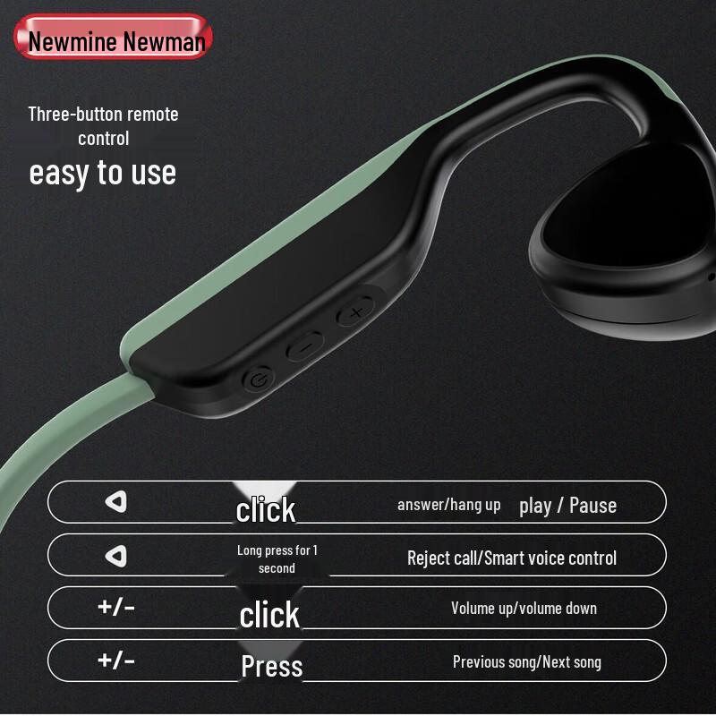 Newmine H81 Bone Conduction Open-Ear Sport Headphones