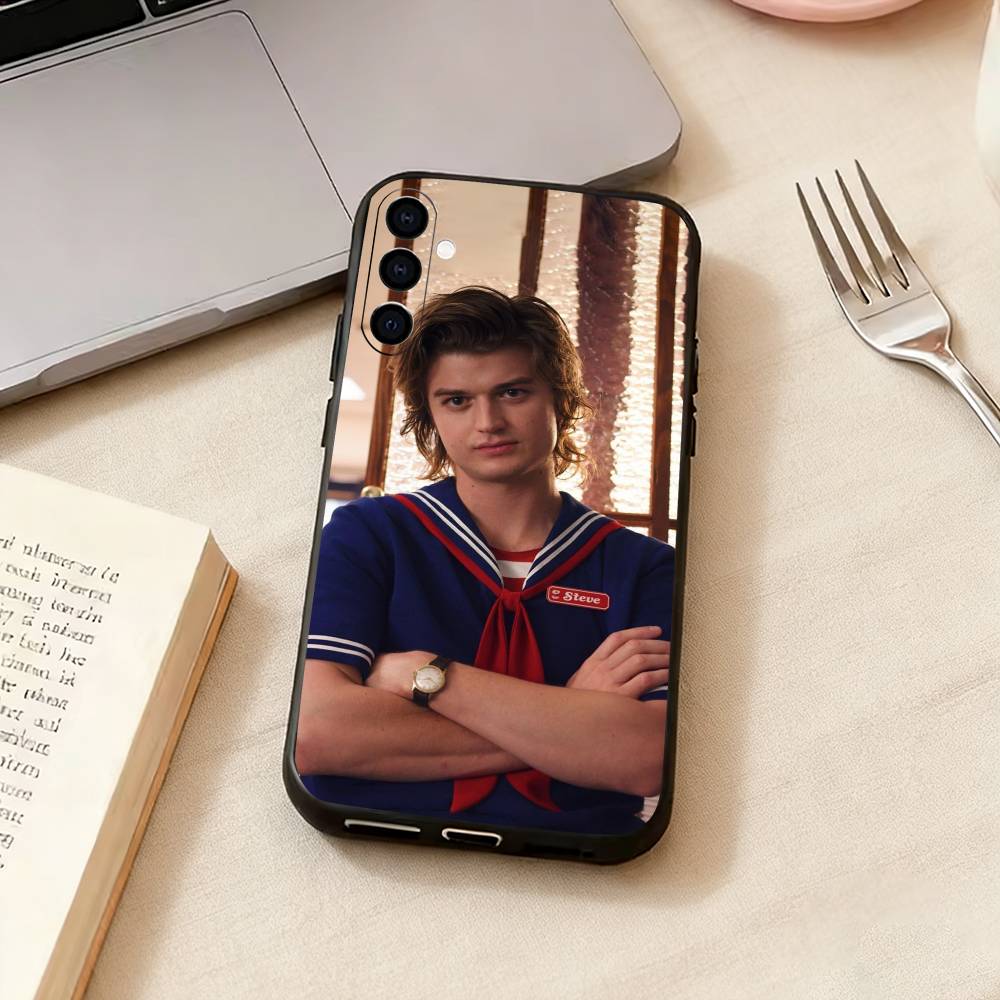 Actor Steve-E H-Harrington   Phone Case For Samsung Galaxy A73,A72,A71,A70,A53,A52,A51,Soft Silicone Black Cover