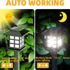 2/4/6Pcs Solar LED Pathway Lights Outdoor Waterproof Walkway Garden Decor Street Lamp for Landscape Yard Patio Driveway