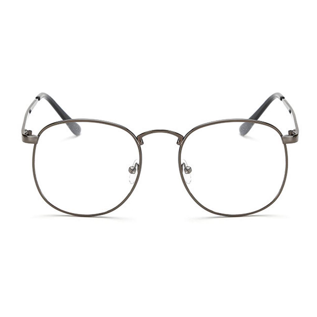 Fashion Men Women Eyeglass Frame Vintage Spectacles Clear Metal
