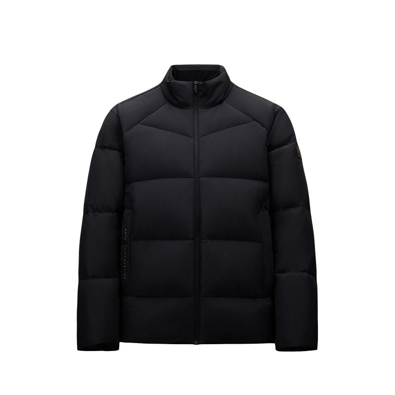 

Anta Simple Casual Solid Color Stand Collar Zipper Sports Down Jacket Men outerwear 152547920-2 2XL