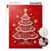 Christmas Pearl Painting Kit Handmade DIY Red Christmas Tree Snowflake Wall Home Decoration Painting