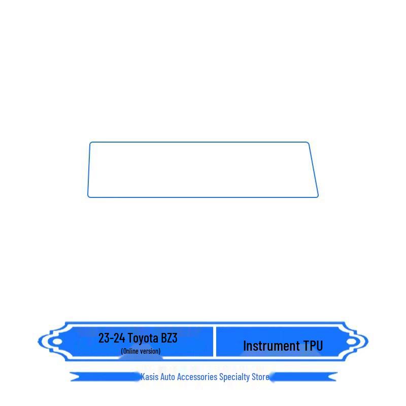 Toyota BZ3 Interior Navigation Screen Tempered Film & Console Sticker, 2023-24 Model.