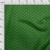 oneOone Cotton Flex Green Fabric Shoes Diy Clothing Quilting Fabric Print Fabric By Yard 40 Inch