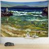 Oil Painting Forest Decoration Tapestry Bedroom Living Room Tapestry Home Wall Decoration Tapestry