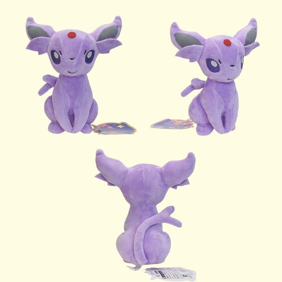 Sada plyšáků Pokemon Eevee Evolutions - Sylveon Sun Moon Original Vaporeon Flareon Leafeon