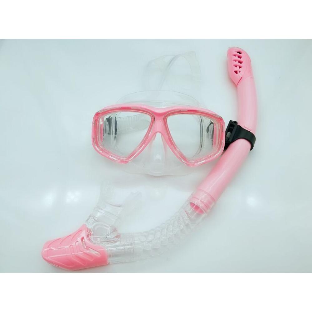 Tempered Glass Diving Goggles Full Dry Snorkeling Set
