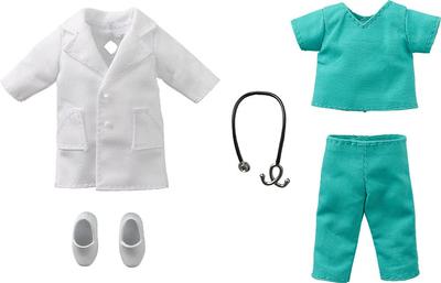 Nendoroid Doll Work Outfit Doctor Cloth & Magnet & Plastic Pre-painted Finished Product