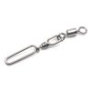 10Pcs Highly Strength Rolling Ball Bearing Snap Fishing Barrels Swivels Baits Connectors Clip for Saltwater Freshwater