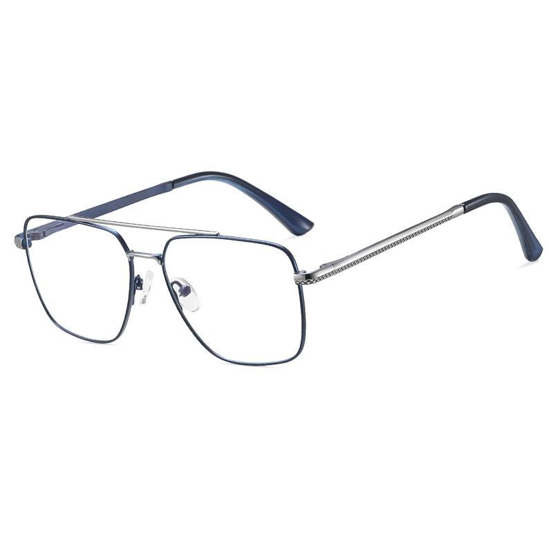 High-end Ultra-light Metal Frame Men's Myopia Glasses Anti Blue Light Blocking Glasses Prescription Shortsighted Eyewear