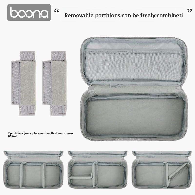 Portable Laptop Charger Storage Bag, Electronic Organizer Pouch for Power Adapter, Cables, Hard Drives, and Tech Accessories