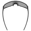 Sports Sunglasses UV400 Mirror Lens Sequenze Black Matte [Uvex] Anti-fog Cycling/Running/Outdoor (Mirror Silver)