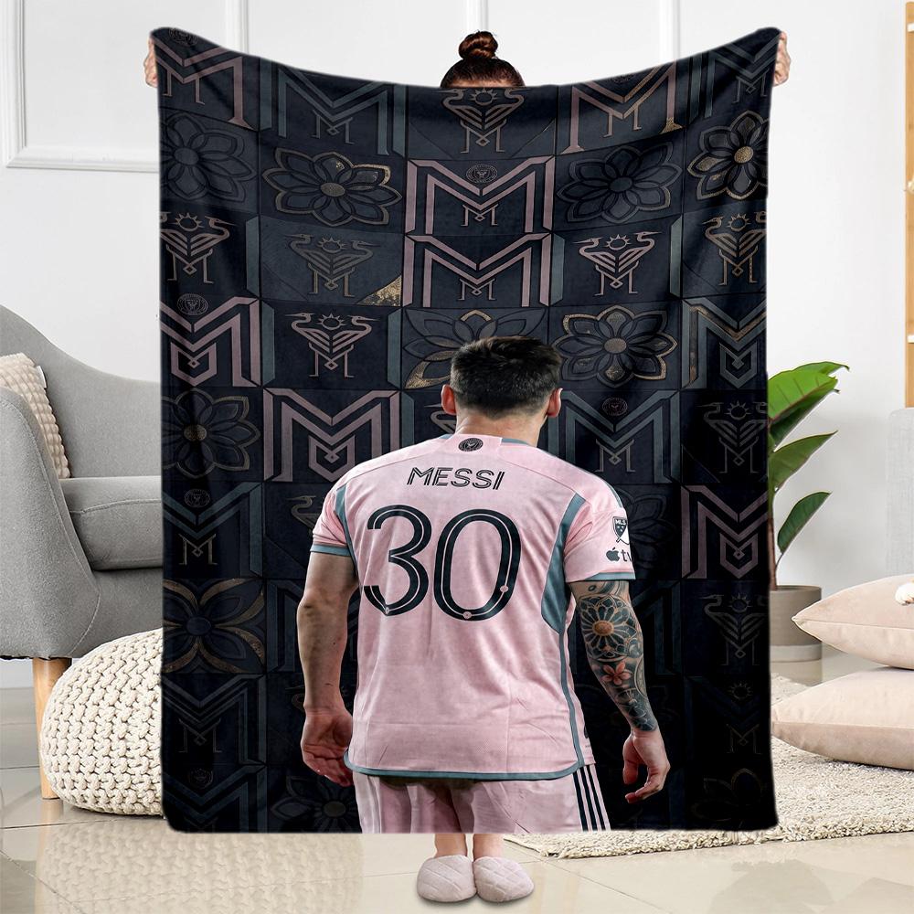 Messi 289 Blanket Ultra-Soft Perfect for Office Sofa Bed All-Season Use Modern Ideal Gift For Birthday Valentine'S Day