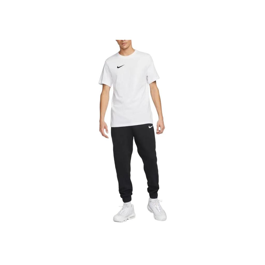 Nike Dri-Fit Park 20 Crew Neck Logo Print T-Shirt Men Tops White CW6952-100