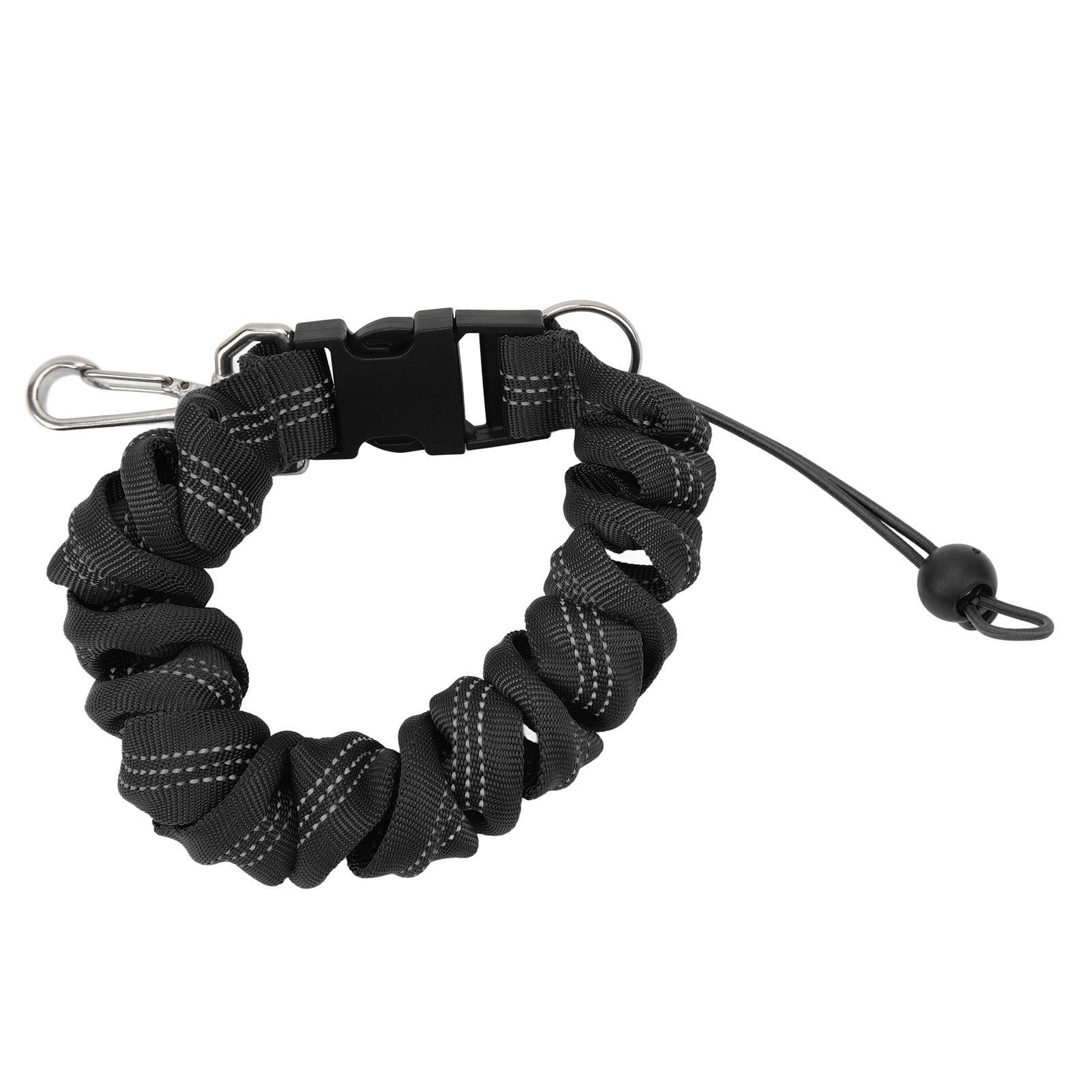 

Страховочный шнур для дайвинг-камеры, пружинный шнур из нержавеющей стали, спиральный страховочный шнур для дайвинга под водой, черный чёрный