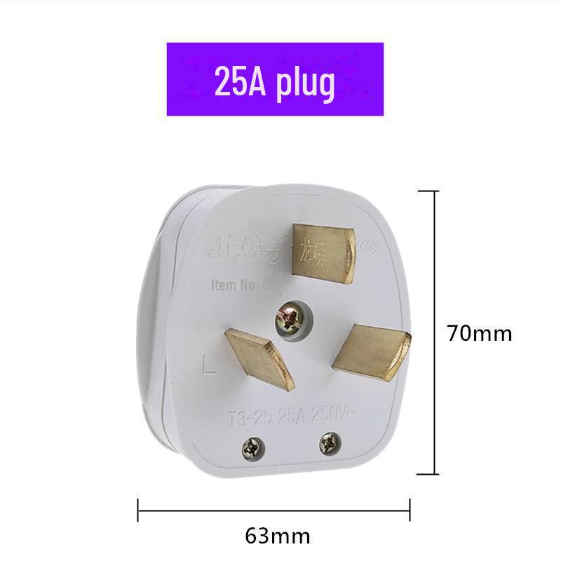 Suure võimsusega 86 tüüpi kliimaseadme pistikupesa, 20A koos lülitiga ja 25A kolmefaasiline neljajuhtmeline paneel