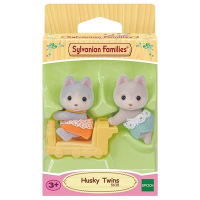 Sylvanian Family Husky Twin Figure 5638, 1 Piece, Korean Popular Toys
