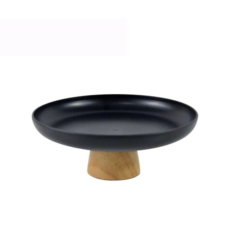 Solid Wood Base Fruit Storage Tray Cake Rack Family Party Dessert Storage Rack Wedding Decoration Snack Rack Kitchen Accessories