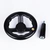 Corrugated Plastic-Steel Three-Spoke Handwheel for Machine Tools and Grinders