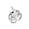 Women's Adjustable Cross Starburst Ring: Personalized, Fashionable, Versatile, Trendy Ins Style for Index Finger.