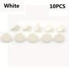 10pcs Clear White Electric Safety Cap for Kids - Protects Against Intersections and Accidents