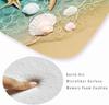 Tappeto da Cucina Ocean Beach Conchiglia Stella Marina Decorazione per la Casa Tappeto per Soggiorno Camera da Letto Bordo Letto Tappetino Antiscivolo Zerbino per Bagno