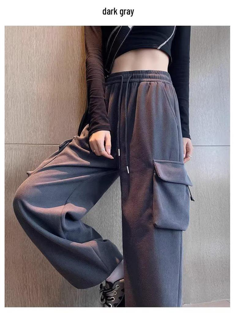Women's High-Waisted Loose-Fit Cargo Pants - Autumn 2025 Collection