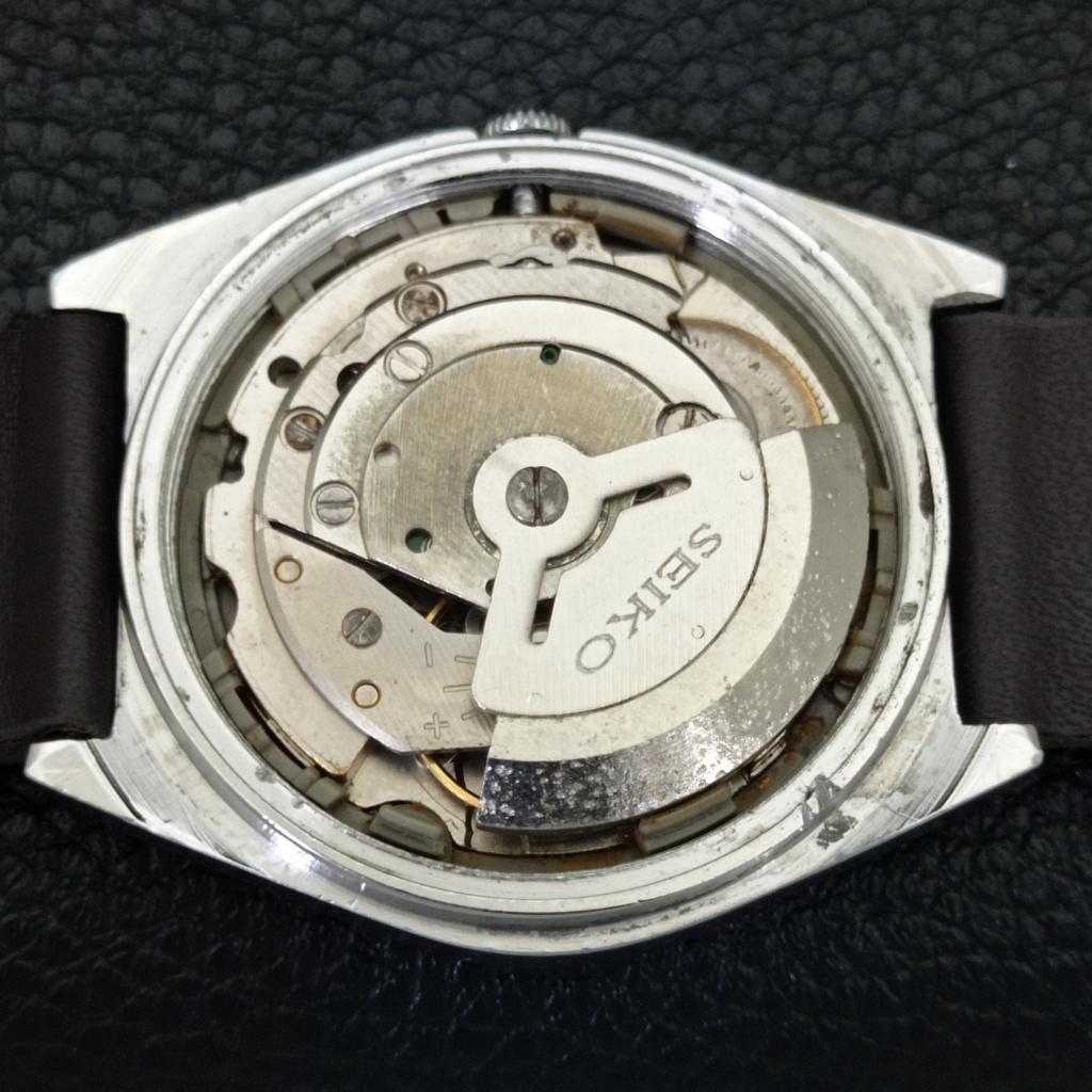 Seiko AUTOMATIC JAPAN MENS VINTAGE BROWN COLOR DIAL WATCH A701443-5 R206b-a701443