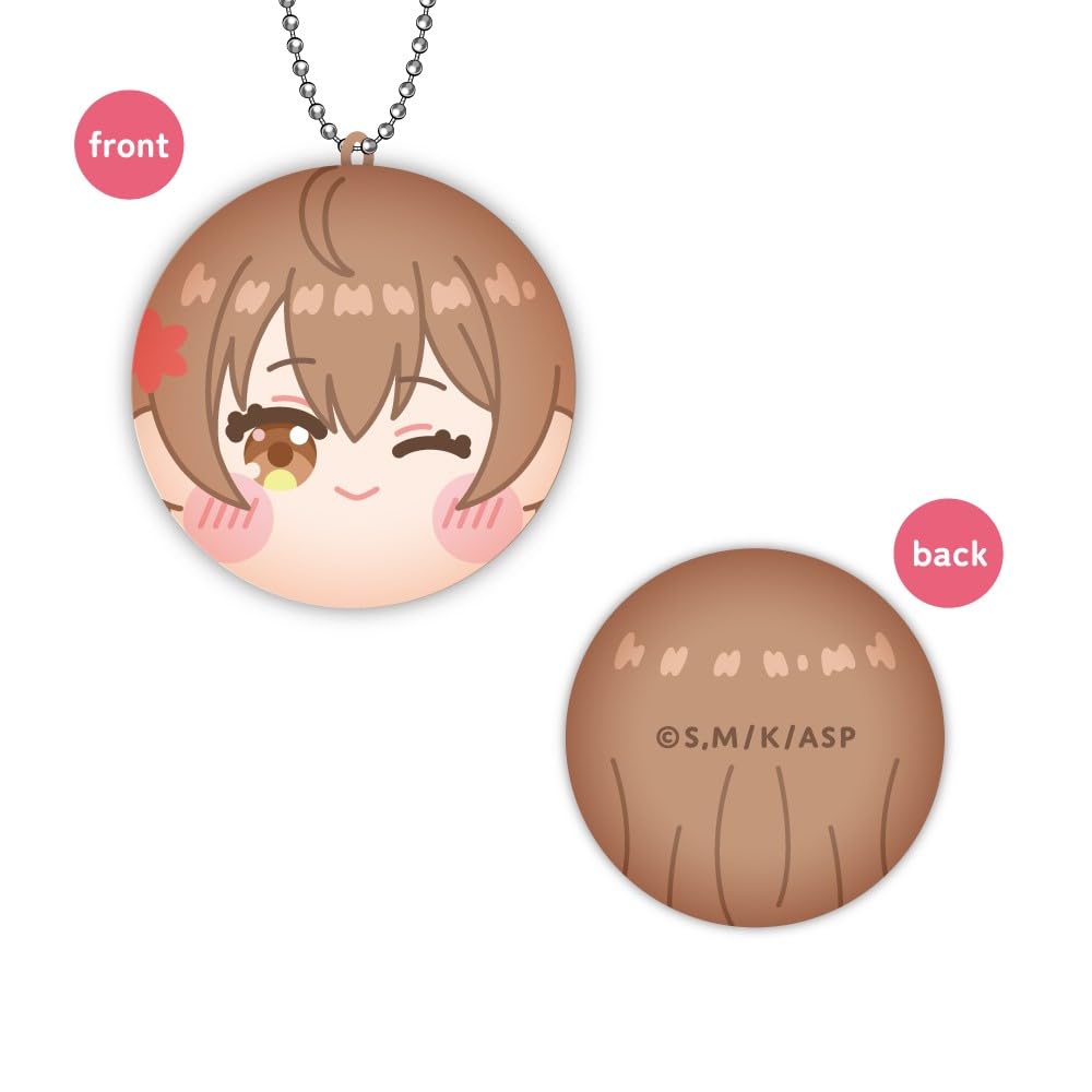 Xebec - My Neighbor Arya, Who Sometimes Whispers in Russian, Name Pittanko Marukore! 1 Box, Approx. W55mm, Made of Polyester and Metal