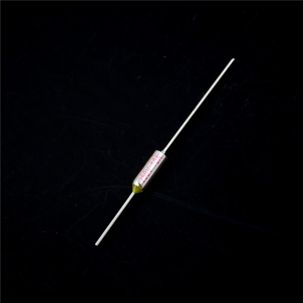 5Pcs Sf214E Thermal 10A 250V Celsius Circuit Cut Off Thermal Fuse Thermal