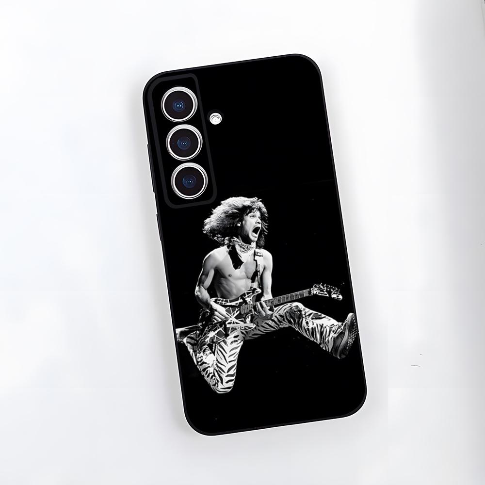 E-Eddie Van Halen Singer Phone Case For Samsung A25 A13 A33 5G A54 A36 A35 A56 A52 A14 Shockproof Soft Cover