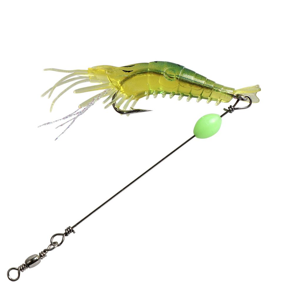 Lure Special Bionic Bait Luminous Shrimp9cm6gUniversal Fishing Lure Set with Hook for Bass, Snakehead, and Sunfish