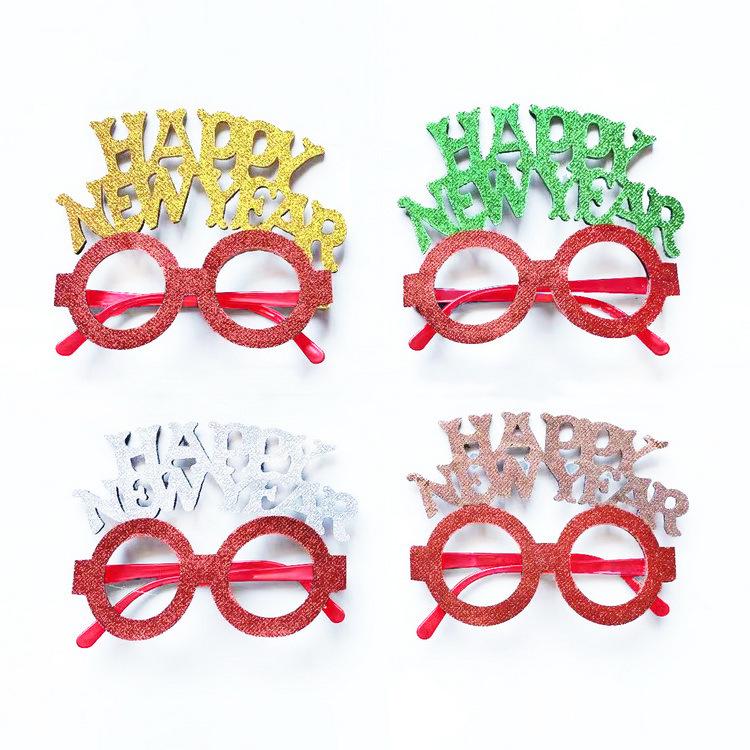 Creative Christmas Glasses - Santa, Snowman, Antlers for Adults & Kids