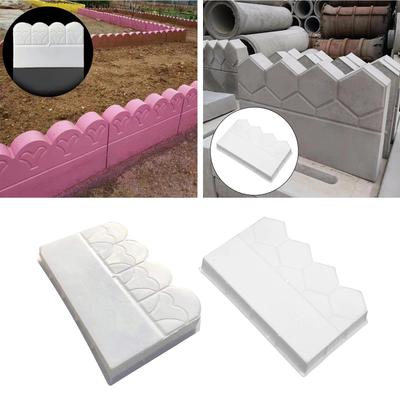 Concrete Mold Plaster Brick Pool Garden Fence DIY Paving Mould Decorative