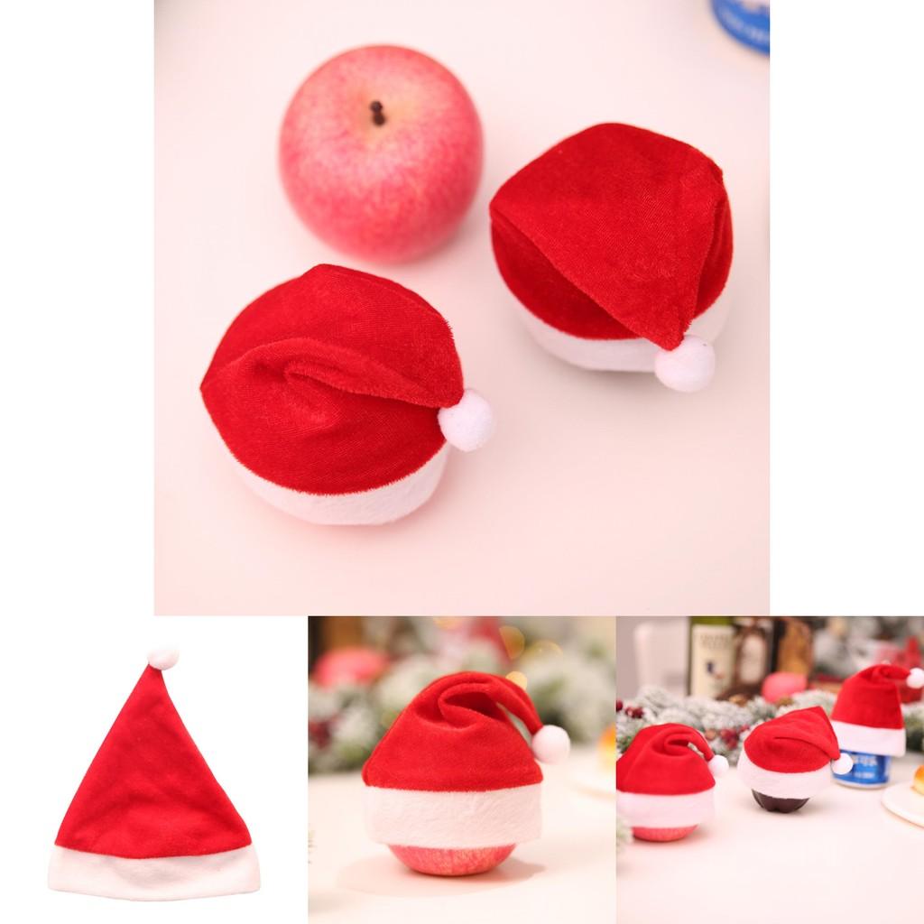 Mini Christmas Adorable Apple Hats Perfect For Holiday Decorations And Scenes Party