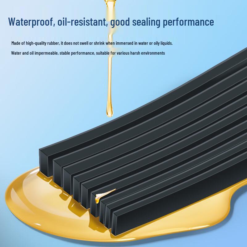 Self-Adhesive Solid EPDM Rubber Sealing Strip