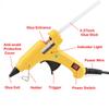 60W Hot Melt Glue Gun Industrial Mini Guns Thermo Electric Glue gun Heat Temperature Tool with 2pcs 11mm*180mm Glue Stick