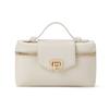 Charles & Keith Small CK Handheld Square Makeup Bag Women Bags Beige Black CK2-50782376